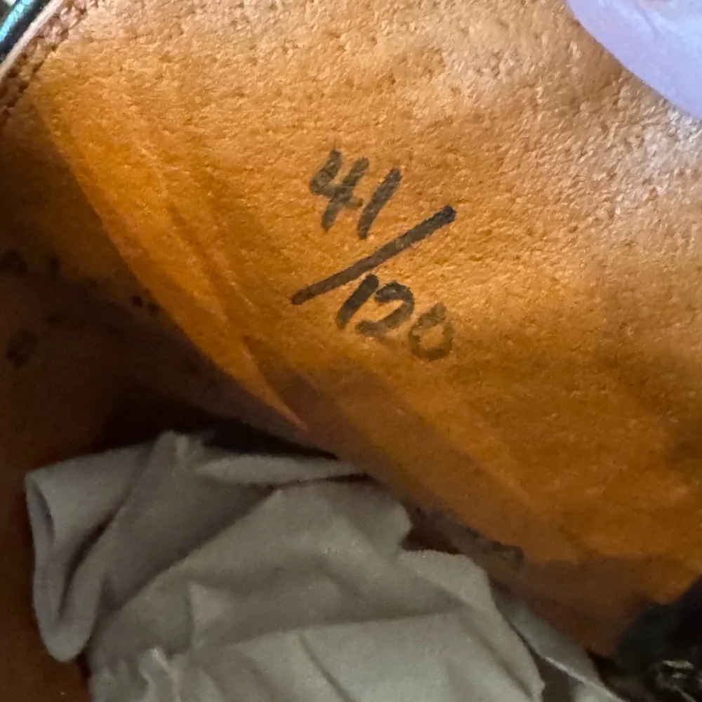 Lucchese Black and Brown Western Boots - Picture 7 of 13